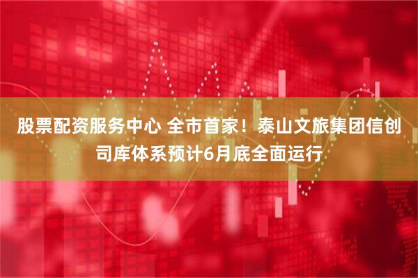 股票配资服务中心 全市首家！泰山文旅集团信创司库体系预计6月底全面运行